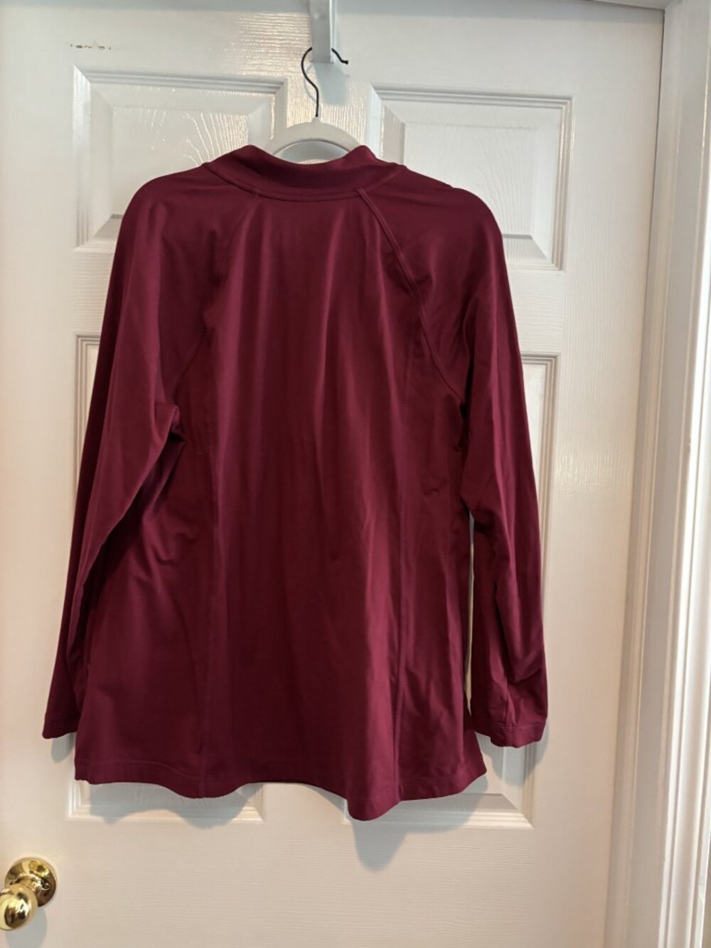 J.Jill Fit Out & About Popover Jacket in Burgundy Color - Picture 2 of 3